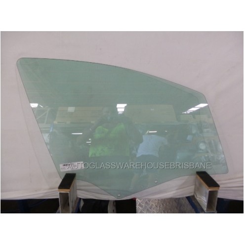 PEUGEOT 307 - 12/2001 to 2008 - 3DR HATCH - DRIVERS - RIGHT SIDE FRONT DOOR GLASS - 2 HOLES - LOW STOCK - NEW