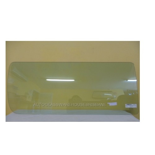 suitable for TOYOTA HIACE 100 SERIES - 11/1989 to 2/2005 - TRADE VAN - PASSENGERS - LEFT SIDE SLIDING DOOR FIXED GLASS - 452MM X 1090MM - RUBBER FIT