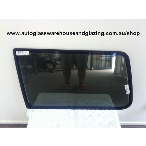 MITSUBISHI PAJERO NH/NJ/NK/NL - 5/1991 to 4/2000 - 2DR WAGON - PASSENGERS - LEFT SIDE REAR FIXED CARGO GLASS - (Second-hand)