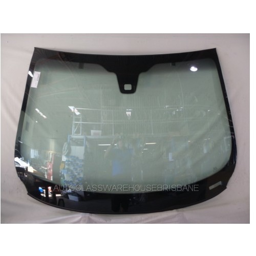 JAGUAR XF X250 - 6/2008 to 12/2015 - 4DR SEDAN - FRONT WINDSCREEN GLASS - RAIN SENSOR (PATCH WITH WINGS),TOP MOULD,RETAINER - NEW