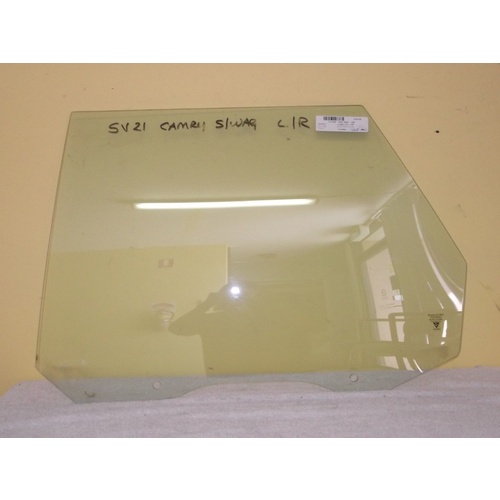 suitable for TOYOTA CAMRY SV21 - 5DR WAGON 5/87>1/93 - LEFT SIDE REAR DOOR GLASS