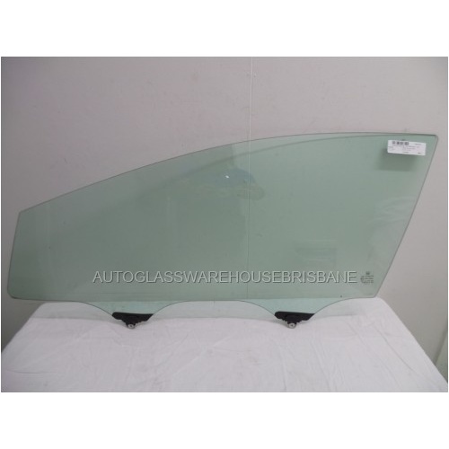 HONDA CIVIC FK - 9TH GEN - 6/2012 to 5/2016 - 5DR HATCH - PASSENGERS - LEFT SIDE FRONT DOOR GLASS - WITH FITTING - GREEN - NEW