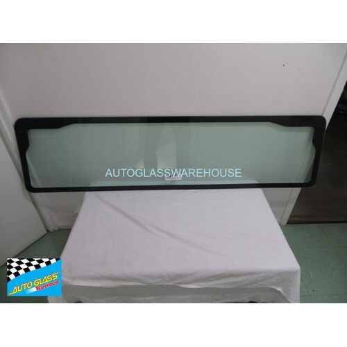 FORD TRANSIT VH/VJ/VM - 10/2000 to 8/2006 - CAB CHASSIS - REAR WINDSCREEN GLASS - GREEN (1630 x 420) - NEW