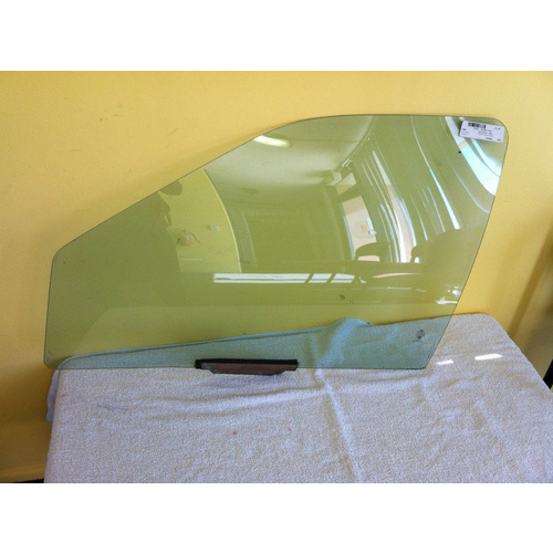 FORD FALCON EA-EB1 - 1/1987 TO 1/1992 - SEDAN/WAGON - PASSENGERS - LEFT SIDE FRONT DOOR GLASS (THINNER GLASS) - NEW