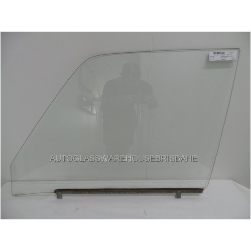 suitable for TOYOTA LANDCRUISER 60 SERIES - 8/1980 to 5/1990 - WAGON - PASSENGERS - LEFT SIDE FRONT DOOR GLASS - FULL - NO FITTING -NEW