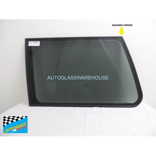 MITSUBISHI PAJERO NH/NJ/NK/NL - 5/1991 to 4/2000 - 4DR WAGON LWB - LEFT SIDE REAR CARGO GLASS - SQUARED CORNER (815MM WIDE) - (Second-hand)