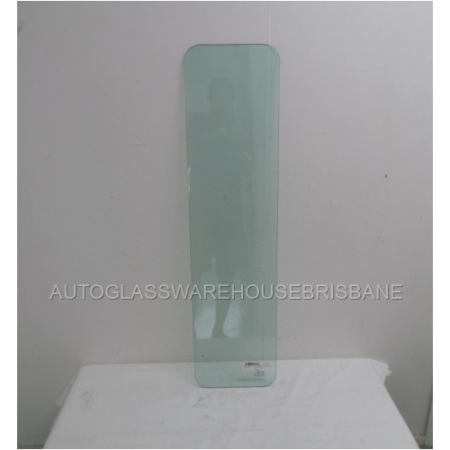 MITSUBISHI ROSA UE6/BE6 - 8/2000 to CURRENT - BUS - PASSENGERS - LEFT SIDE FOLDING DOOR GLASS - 257 WIDTH  X 1015 CENTER HEIGHT - NEW