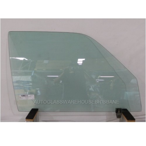 BMW 7 SERIES E23 - 1/1978 to 1/1987 - 4DR SEDAN - RIGHT SIDE FRONT DOOR GLASS - GREEN - (Second-hand)