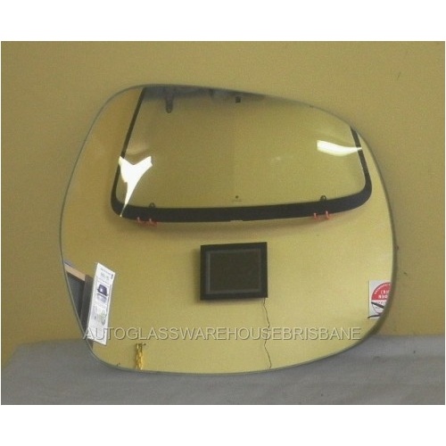 suitable for TOYOTA PRADO 120 SERIES - 2/2003 to 10/2009 - 5DR WAGON - DRIVERS - RIGHT SIDE MIRROR - FLAT GLASS ONLY - 193MM WIDE X 163MM HIGH - NEW