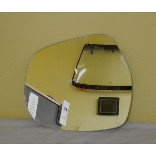 suitable for TOYOTA PRADO 120 SERIES - 2/2003 to 10/2009 - 5DR WAGON - LEFT SIDE MIRROR - FLAT GLASS OLNY - 193mm WIDE X 163mm HIGH - NEW
