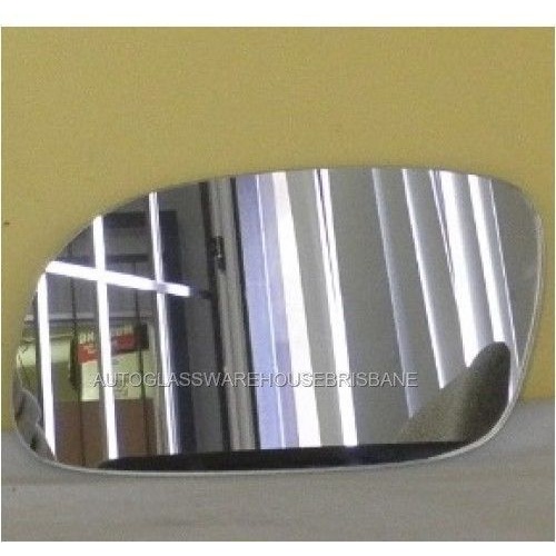 HYUNDAI EXCEL X3 - 9/1994 to 4/2000 - SEDAN/HATCH - PASSENGERS - LEFT SIDE MIRROR - FLAT GLASS ONLY - 180MM X 95MM - NEW