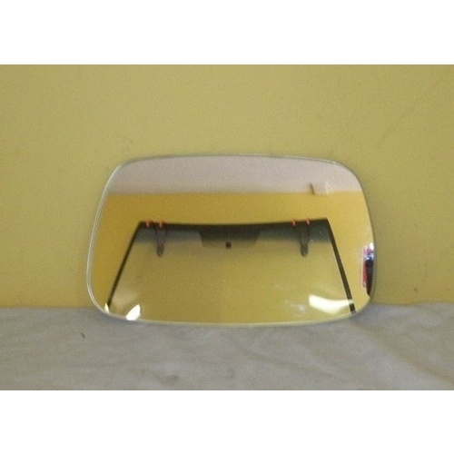 suitable for TOYOTA COROLLA ZZE122R - 12/2001 to 4/2007 - SEDAN/WAGON/HATCH - RIGHT SIDE MIRROR - FLAT GLASS ONLY - 74MM WIDE X 102MM HIGH - NEW