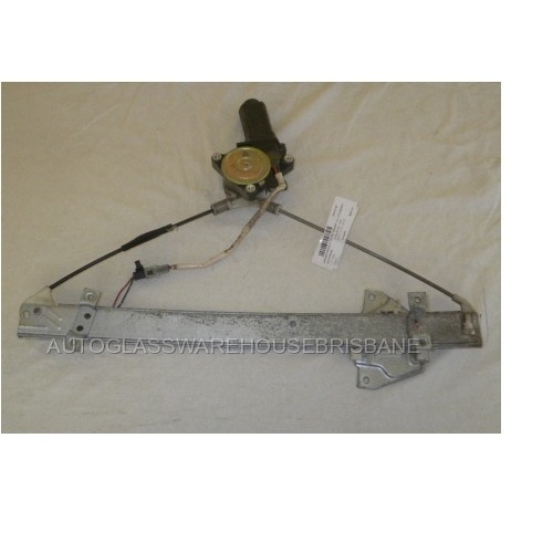 MITSUBISHI GALANT HJ - 3/1993 to 1996 - 5DR HATCH - PASSENGERS - LEFT SIDE FRONT WINDOW REGULATOR - ELECTRIC - (Second-hand)