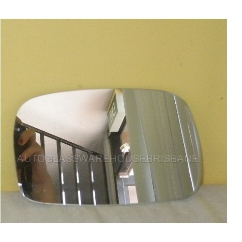 suitable for TOYOTA STARLET KP90 - 3/1996 to 9/1999 - 3DR HATCH - LEFT SIDE MIRROR - FLAT GLASS ONLY - 95MM X 152MM - NEW