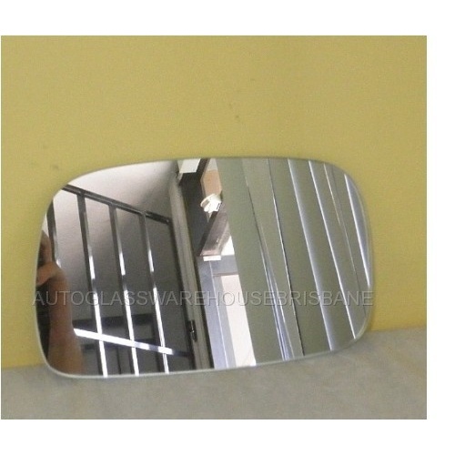 suitable for TOYOTA STARLET KP90 - 3/1996 to 9/1999 - 3DR HATCH - RIGHT SIDE MIRROR - FLAT GLASS ONLY - 95MM X 152MM  - NEW