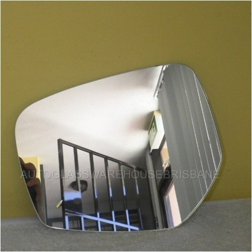 MITSUBISHI TRITON ML/MN/MQ - 6/2006 to CURRENT - CHALLENGER - PASSENGERS - LEFT SIDE MIRROR - FLAT GLASS ONLY - 195MM X 157MM - NEW