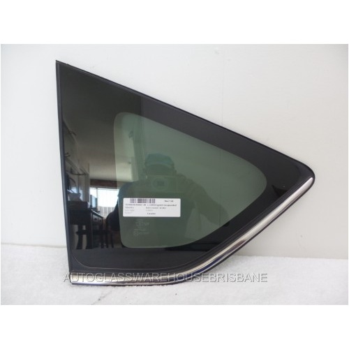 suitable for TOYOTA RAV4 - 40 SERIES - 2/2013 to 5/2019 - 5DR WAGON - LEFT SIDE CARGO GLASS - GREEN - ENCAPSULATED  - (Second-hand)