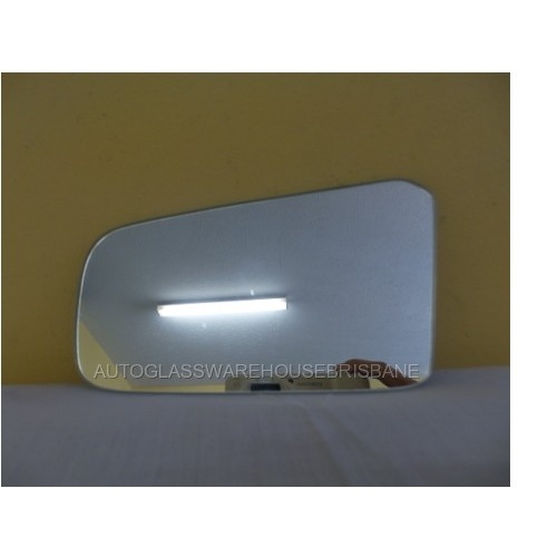 MAZDA 121 BUBBLE - 12/1990 to 12/1997 - 4DR SEDAN - PASSENGERS - LEFT SIDE MIRROR - FLAT GLASS ONLY - 160MM x 90MM -(BUBBLE) - NEW
