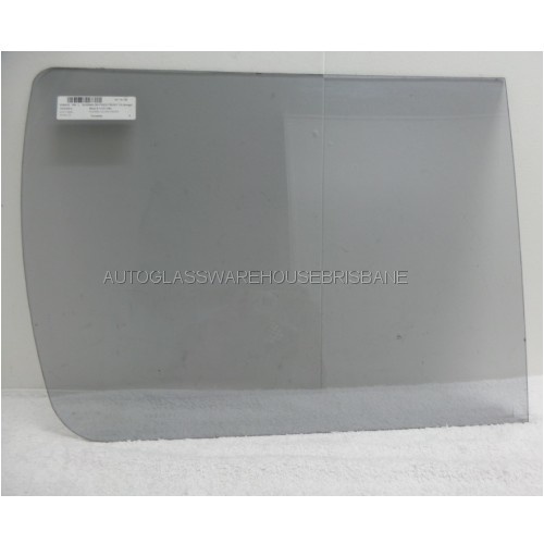 suitable for TOYOTA HIACE 100 SERIES - 11/1989 to 2/2005 - TRADE VAN - LEFT SIDE SLIDING DOOR FIXED FRONT HALF GLASS (KINGSLEY) - MADE-TO-ORDER - NEW