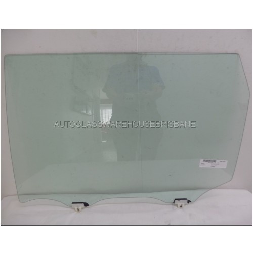 NISSAN X-TRAIL T32 - 3/2014 to CURRENT - 5DR WAGON - PASSENGERS - LEFT SIDE REAR DOOR GLASS - WITH FITTINGS  - GREEN - NEW