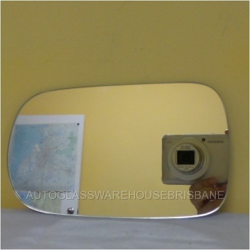NISSAN SKYLINE R33 - 1/1993 to 1/1998 - 2DR COUPE/ 4DR SEDAN - PASSENGER - LEFT SIDE MIRROR - FLAT GLASS ONLY - 160MM X 95MM - NEW
