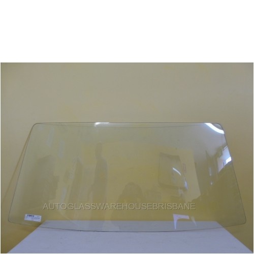 suitable for TOYOTA COROLLA KE30 - 1974 to 9/1981 - 2DR COUPE - REAR WINDSCREEN GLASS - 565 x 1255 - CLEAR  - (SECOND-HAND)