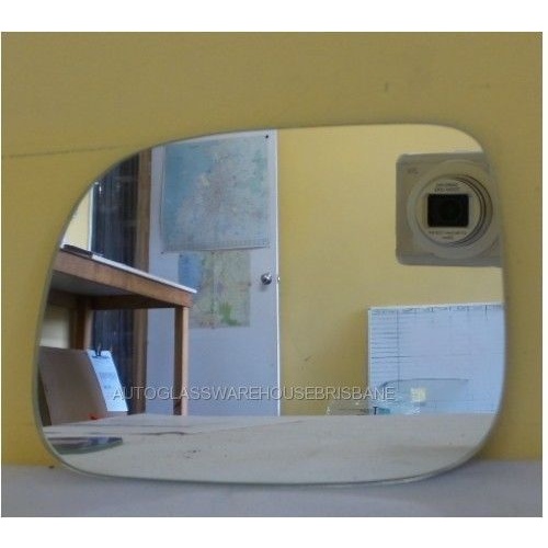 DAIHATSU TERIOS J100 - 7/1997 to 1/2006 - 5DR WAGON - PASSENGERS - LEFT SIDE MIRROR - FLAT GLASS ONLY - 151MM X 110MM - NEW