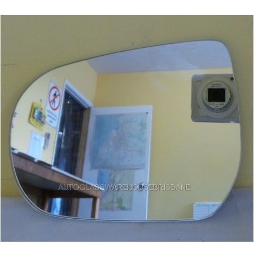 MAZDA TRIBUTE ED - 2/2001 to 6/2006 - 4DR WAGON - PASSENGERS - LEFT SIDE MIRROR - FLAT GLASS ONLY - 169MM X 125MM - NEW