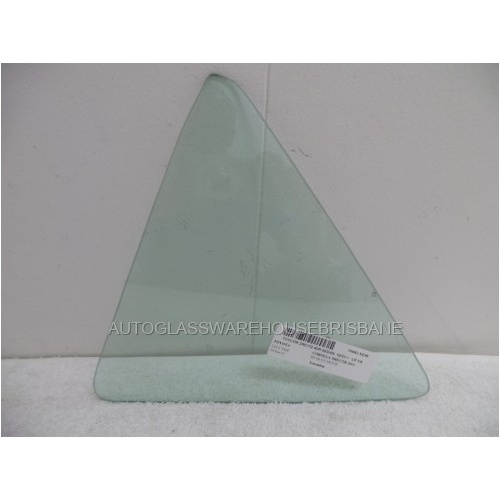 suitable for TOYOTA COROLLA ZRE172R - 12/2013 to 10/2019 - 4DR SEDAN - LEFT SIDE REAR QUARTER GLASS - GREEN - NEW