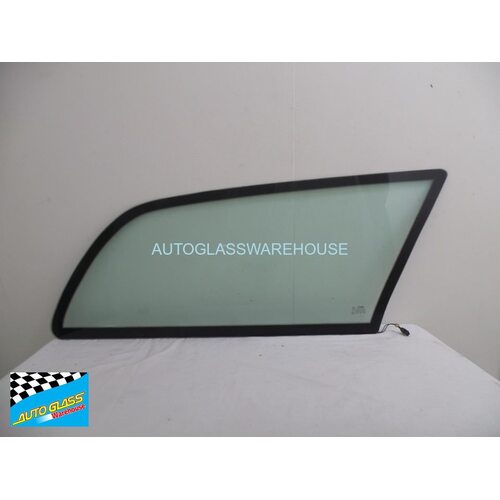 MERCEDES E CLASS W210 - 1/1996 - 8/2002 - 4DR WAGON - RIGHT SIDE REAR CARGO GLASS - GREEN - WITH AERIAL - NEW
