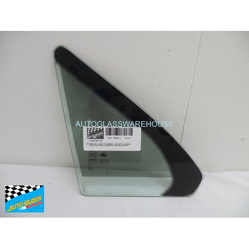 MG MG3 SZP1 - 6/2017 TO CURRENT - 5DR HATCH - DRIVER - RIGHT SIDE FRONT QUARTER GLASS - (SECOND-HAND)
