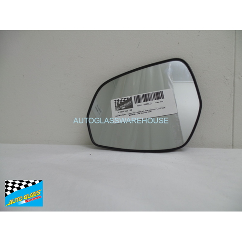 MG MG3 SZP1 - 6/2017 TO CURRENT - 5DR HATCH - LEFT SIDE MIRROR WITH BACKING PLATE  - (SECOND-HAND)