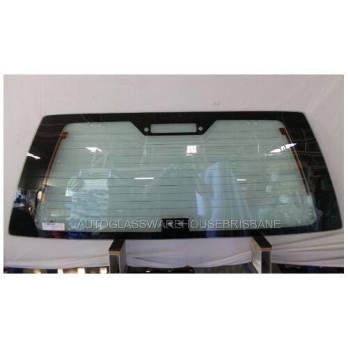 NISSAN TERRANO R50 - 01/1995 TO 01/2006 - 5DR SUV - REAR WINDSCREEN GLASS - HEATED - NEW