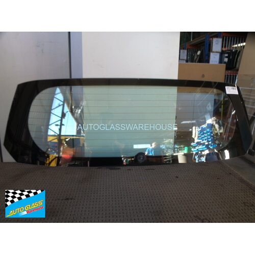 KIA PICANTO JA - 3/2017 TO CURRENT - 5DR HATCH - REAR WINDSCREEN GLASS - GREEN - (SECOND-HAND)