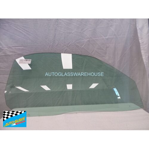 MERCEDES BENZ SLK R170 SERIES - 1/1997 TO 1/2004 - 2DR CONVERTIBLE - DRIVERS - RIGHT SIDE FRONT DOOR GLASS - GREEN - (SECOND-HAND)