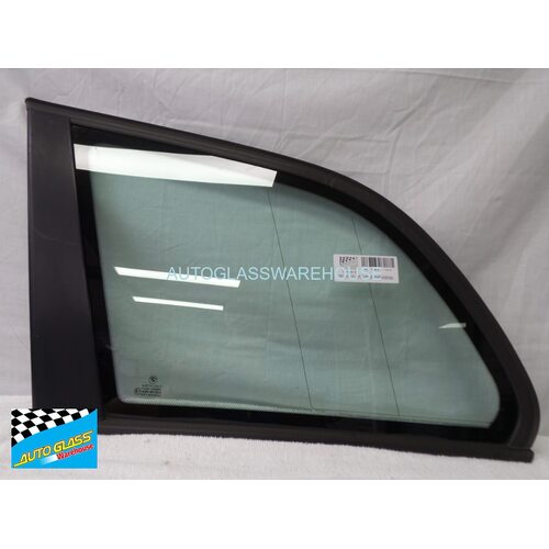 BMW 3 SERIES E46 - 8/1998 TO 1/2005 - 5DR WAGON - PASSENGERS - LEFT SIDE REAR CARGO GLASS - ENCAPSULATED (SECOND-HAND)