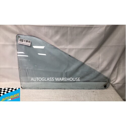 suitable for TOYOTA CELICA RA60 - 11/1981 to 10/1985 - 3DR HATCH - PASSENGERS - LEFT SIDE REAR OPERA GLASS - (SECOND-HAND)