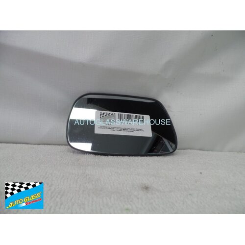 SUITABLE FOR TOYOTA COROLLA ZZE122R - 12/2001 TO 4/2007 - SEDAN/HATCH/WAGON - LEFT SIDE MIRROR - WITH BACKING PLATE - 170MM X 103MM - (SECOND-HAND)