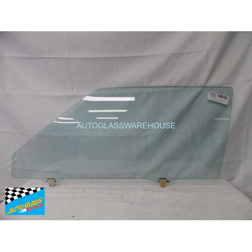 MAZDA 626 GC - 2/1983 TO 9/1987 - 2DR COUPE - PASSENGERS - LEFT SIDE FRONT DOOR GLASS - (SECOND-HAND)