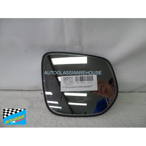 ISUZU D-MAX - 6/2012 TO 8/2020 - UTE - DRIVERS - RIGHT SIDE MIRROR - CURVED WITH BACKING - H237-SR1350 - (SECOND-HAND)