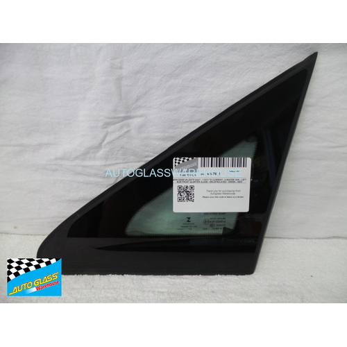 MERCEDES VITO/VALENTE W447 - 1/2015 TO CURRENT - 8 SEATER VAN - LEFT SIDE FRONT QUARTER GLASS - ENCAPSULATED - GREEN - NEW