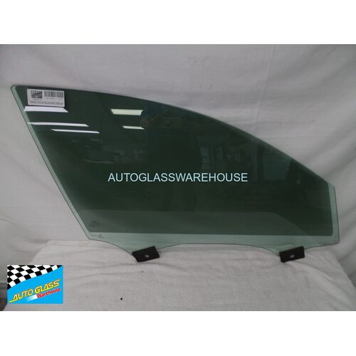 AUDI A6 S6 C7 - 7/2011 to CURRENT - SEDAN/WAGON - DRIVERS - RIGHT SIDE FRONT DOOR GLASS - LAMINATED - GREEN - (SECOND-HAND)