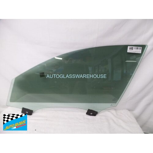AUDI A6 S6 C7 - 7/2011 to CURRENT - SEDAN/WAGON - PASSENGERS - LEFT SIDE FRONT DOOR GLASS - LAMINATED - GREEN - (SECOND-HAND)