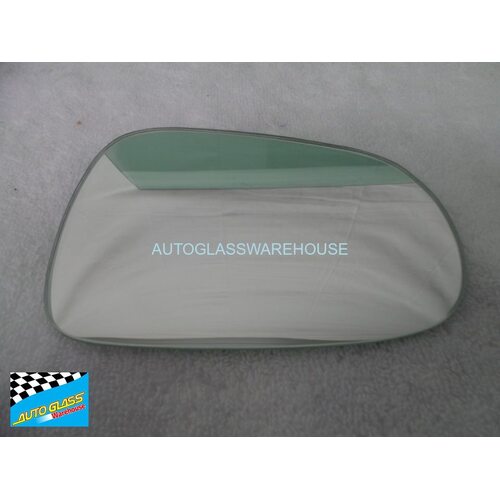 DAIHATSU SIRION M100 - 7/1998 to 1/2005 - 5DR HATCH - DRIVERS - RIGHT SIDE MIRROR - FLAT GLASS ONLY - 156mm x 118mm - NEW