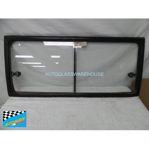 MITSUBISHI L300 - 4/1980 to 9/1986 - VAN - DRIVERS - RIGHT SIDE FRONT DOUBLE SLIDING WINDOW UNIT - FULL ASSEMBLY - GENUINE - 1040 x 470 (SECOND-HAND)