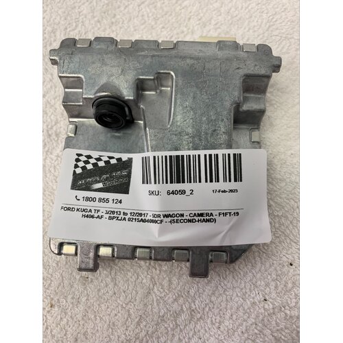 FORD KUGA TF - 3/2013 to 12/2017 - 5DR WAGON - CAMERA FOR FRONT WINDSCREEN - F1FT-19 H406-AF - BPXJA  0215A04000CF - -(SECOND-HAND)