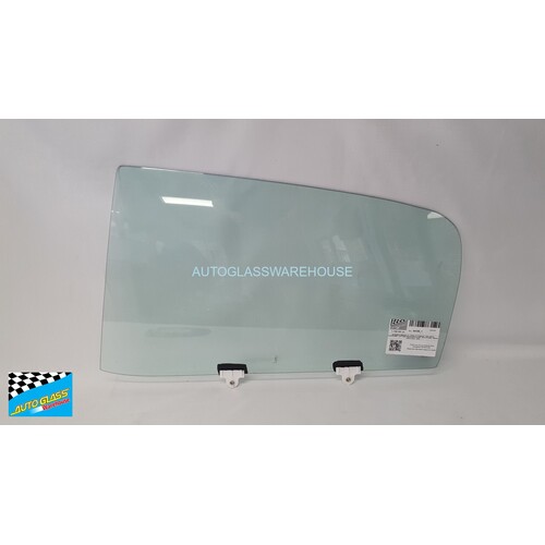 MITSUBISHI MIRAGE LB - 2/2020 TO CURRENT - 5DR HATCH  - PASSENGERS - LEFT SIDE REAR DOOR GLASS - WITH FITTING - GREEN - LOW STOCK - NEW