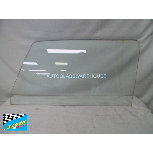 NISSAN E20 - 4/1974 to 10/1980 - VAN OR MIRCOBUS - PASSENGERS - LEFT SIDE FRONT DOOR GLASS - (SECOND-HAND)