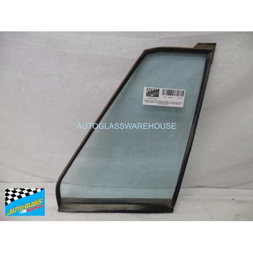 SUITABLE FOR TOYOTA CROWN MS111/MS112 - 1980 to 9/1983 - 4DR SEDAN - DRIVER - RIGHT SIDE REAR QUARTER GLASS  - (SECOND-HAND)