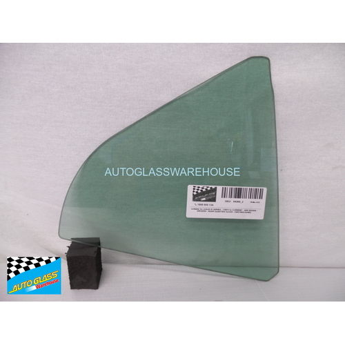 suitable for LEXUS IS SERIES 7/2013 TO CURRENT - IS250/IS300/GSE30R/GSE31R/AVE30R - 4DR SEDAN - DRIVER - RIGHT SIDE REAR QUARTER GLASS - (SECOND-HAND)